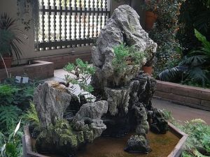 Xây hòn non bộ theo phong thủy - Hòn non bộ ngoài trời